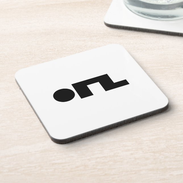 Porta-copo ORZ Emoticon Kaomoji Emoji (Left Side)