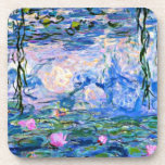 Porta-copo Os famosos Lírios d'Água de Monet (rosa)<br><div class="desc">As famosas caldeiras de bebidas do Monet.  VIRGINIA5050,  produtos e presentes personalizados em www.zazzle.com/virginia5050*,  PaulKleeGiftShop e InternationalGifts.</div>