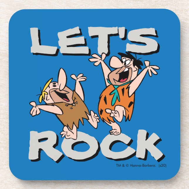 Porta-copo Os Flintstones | Fred & Barney - Rock Vamos (Frente)