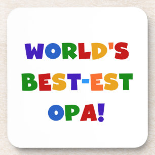 Porta-copo Os melhores presentes de cores brilhantes de Opa d