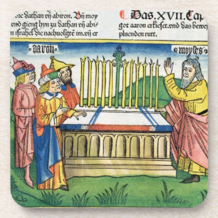 Porta-copo Os números 17 os 1-11 funcionarios de Aaron