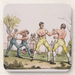 Porta-copo Os Pugilists, chapeiam 31 'da história do Natio