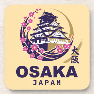 Porta-copo Osaka Japão Flores de Cerejeira