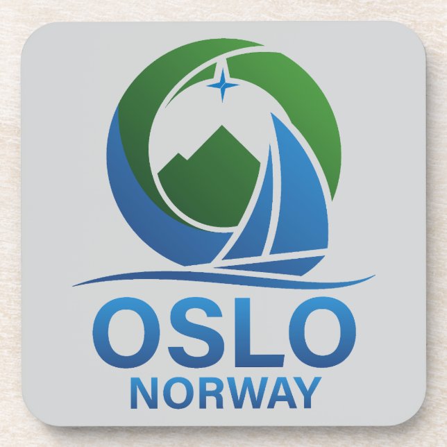 Porta-copo Oslo Noruega Europa (Frente)