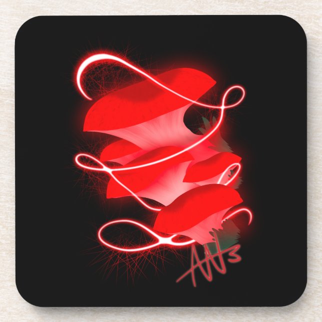 Porta-copo Ostra Encantada Lingueira Vermelha (Frente)