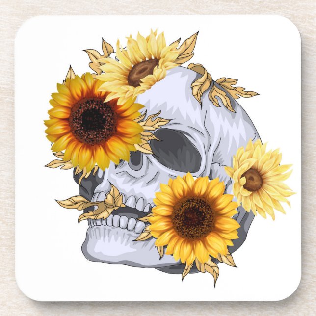 PORTA-COPO OURO BLOOM SKULL (Frente)