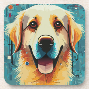 Porta-copo Ouro Feliz Retriever