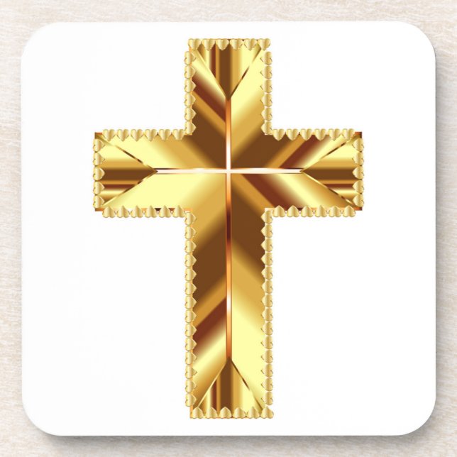 PORTA-COPO OURO HOLY CROSS (Frente)
