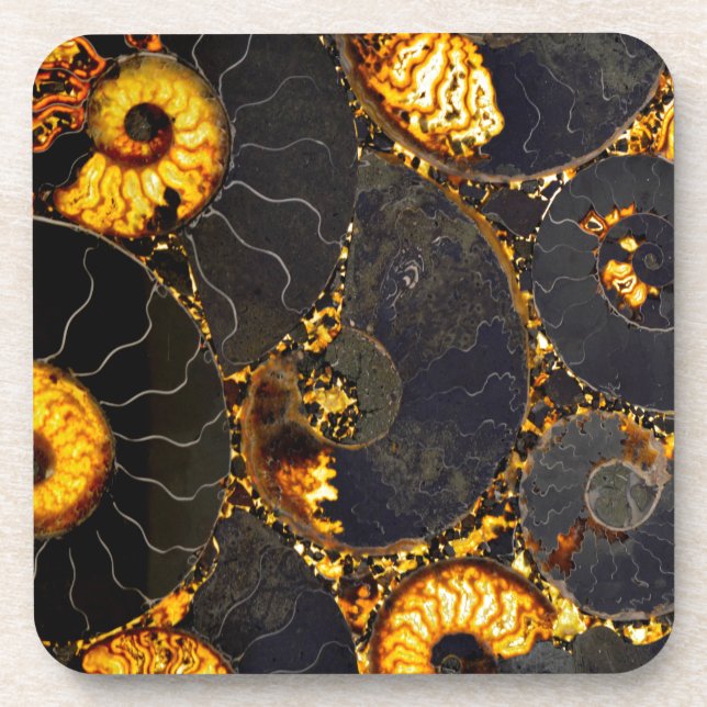 Porta-copo Ouro Nautilus (Frente)