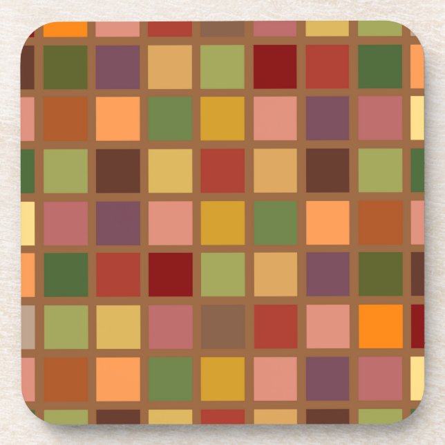 Porta-copo Outono ao quadrado (Frente)