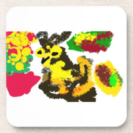 Porta-copo outono de coruja