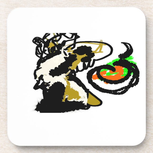 Porta-copo Owl Autumn joy (Frente)