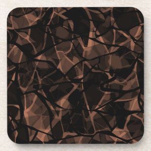 Porta-copo padrão abstrato