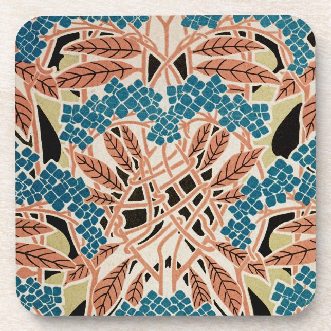 Porta-copo Padrão Art Nouveau #12 (Frente)