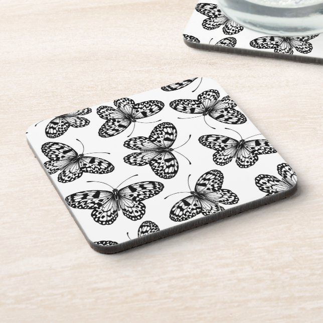 Porta-copo Padrão da borboleta de pipa de papel (Left Side)