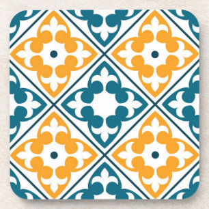 Porta-copo Padrão de azulejos cerâmicos