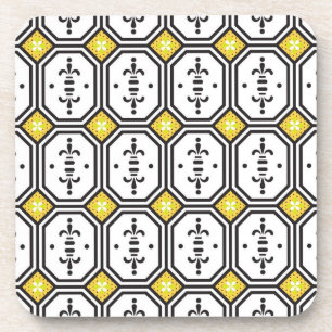 Porta-copo Padrão de azulejos cerâmicos