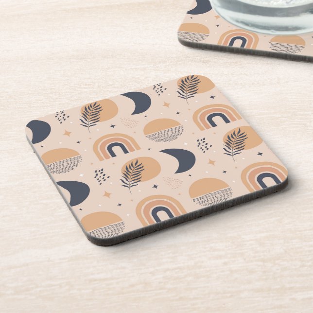 Porta-copo Padrão de Boho Orgânico (Left Side)