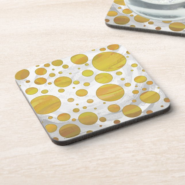 Porta-copo Padrão de Bolinhas de ananás (Left Side)