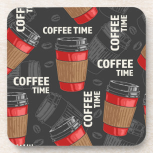 Porta-copo Padrão de café
