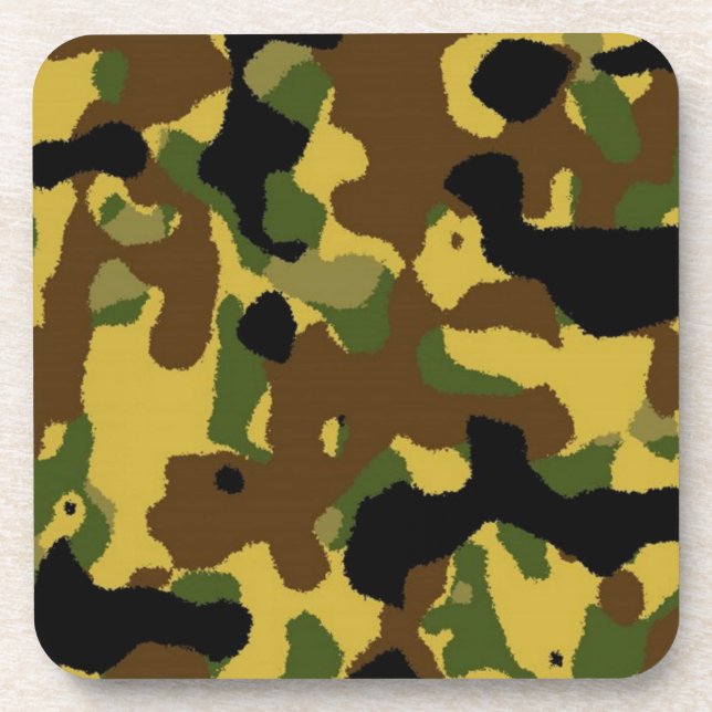 Porta-copo padrão de camuflagem (Frente)