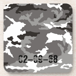 Porta-copo Padrão de camuflagem cinza
