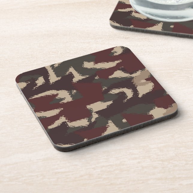 Porta-copo Padrão de Camuflagem Militar abstrato (Left Side)