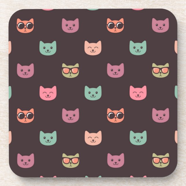 Porta-copo Padrão de Cat (Frente)