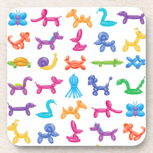 Porta-copo Padrão de Cor Animal do Balão - Crianças e Festa d