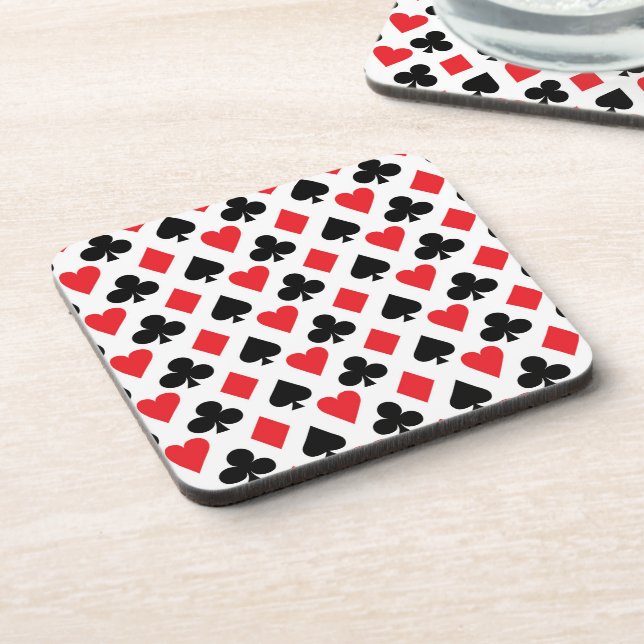 Porta-copo Padrão de Deck of Cards (Left Side)