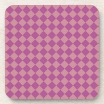 Padrão de Diamante Xadrez Rosa Roxo
