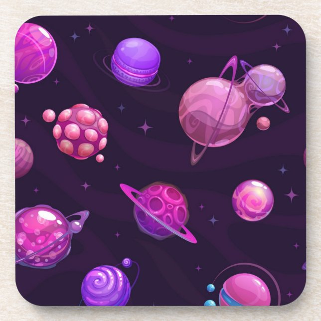 Porta-copo Padrão de espaço (Frente)