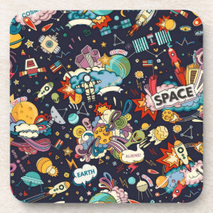 Porta-copo Padrão de espaço