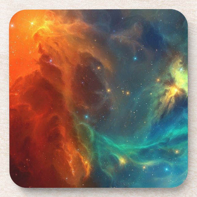 Porta-copo Padrão de espaço (Frente)