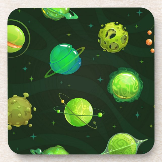 Porta-copo Padrão de espaço (Frente)