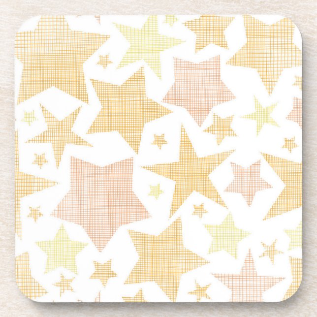 Porta-copo Padrão de estrelas (Frente)