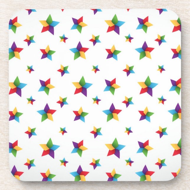 Porta-copo Padrão de estrelas (Frente)