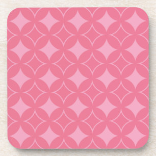 Porta-copo Padrão de expedição rosa