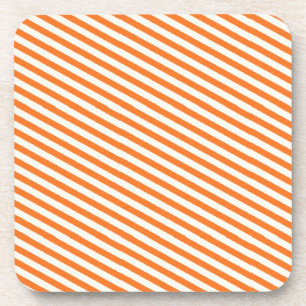 Porta-copo Padrão de Faixa Laranja Retroativa