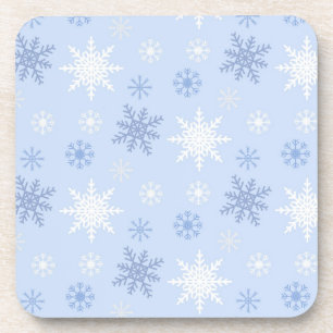 Porta-copo Padrão de flocos de neve