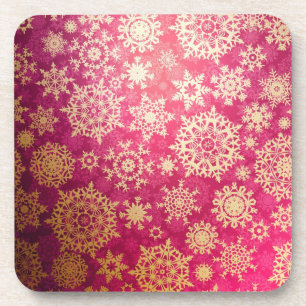 Porta-copo Padrão de flocos de neve