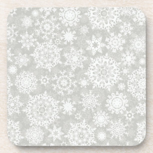 Porta-copo Padrão de flocos de neve