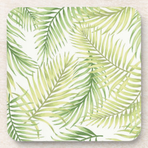 Porta-copo Padrão de folhas