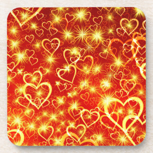 Porta-copo Padrão de Formas Cardíacas-25622