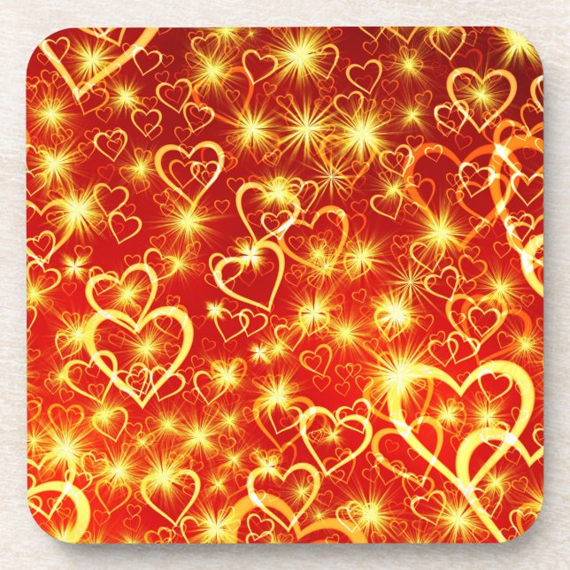 Porta-copo Padrão de Formas Cardíacas-25622 (Frente)