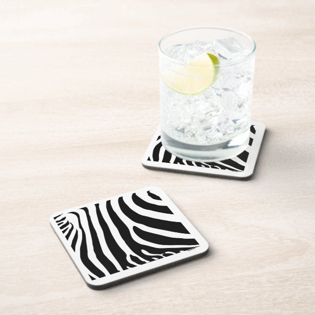 Porta-copo Padrão de instintos animais (zebra) (Lado Direito)