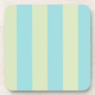 Porta-copo Padrão de Listras em Pastel Suave – Limão Creme e