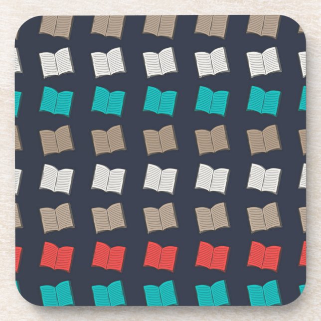 Porta-copo Padrão de livro (Frente)