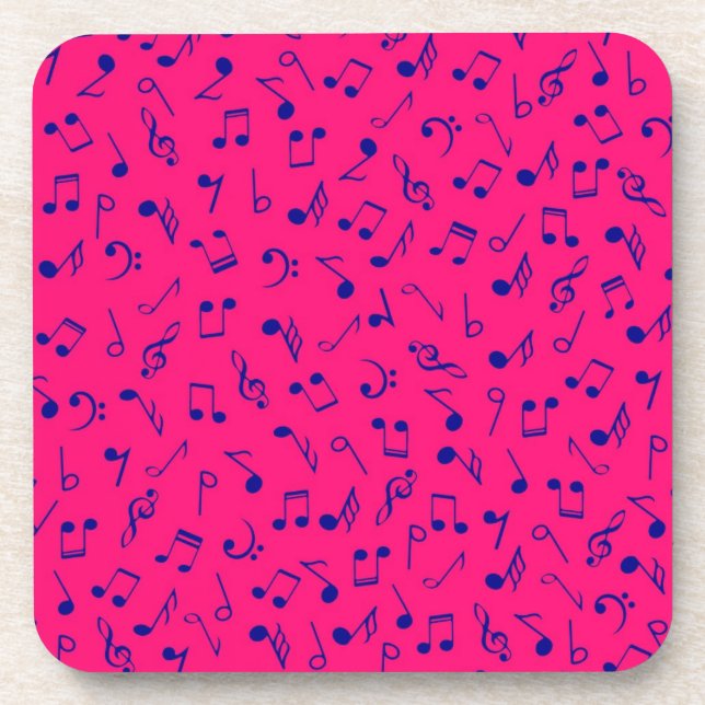 Porta-copo Padrão de música (Frente)