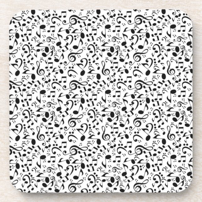 Porta-copo Padrão de música (Frente)